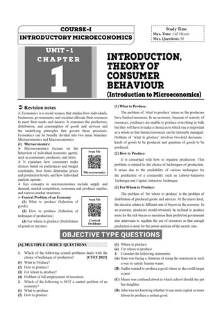 NTA CUET (UG) Question Bank - Economics Book By Oswaal Books