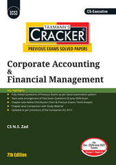 Cracker Combo Papers 1 to 4 (JIGL, CL, SUBIL & CAFM) Set of 4 Books for CS Executive (2022 Syllabus) by Taxmann