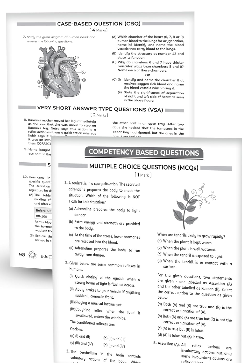 Educart's NCERT Exemplar Class 10 Science Problems Solutions