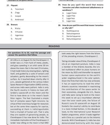 IEO Class-8 Olympiad Previous Years Papers (PYP) English with Sample OMR Sheet - Book By MTG Learning