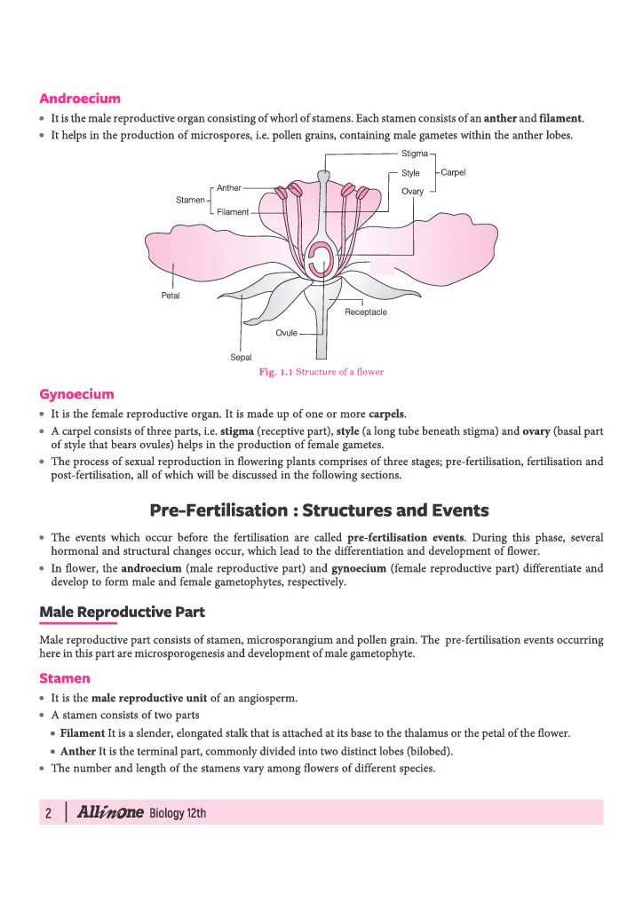 All in One Biology Class 12 for CBSE Exam - Book By Arihant Publication