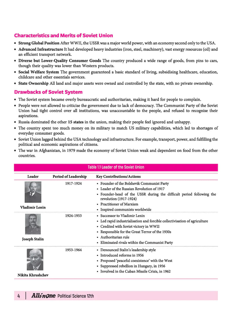 All in One Political Science Class 12 for CBSE Exam - Book By Arihant Publication