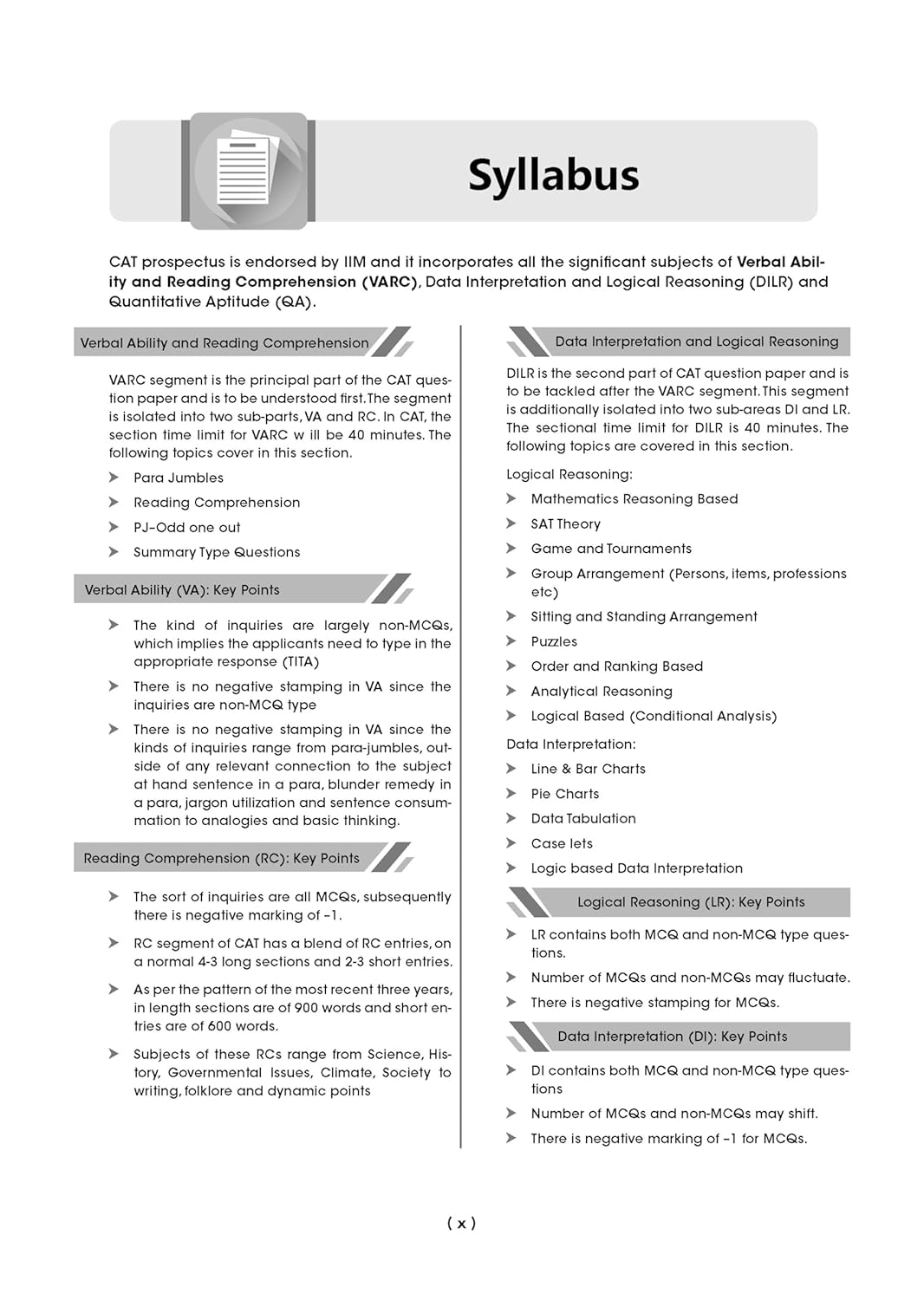 CAT Exam Solved Papers - Book By Oswaal Books