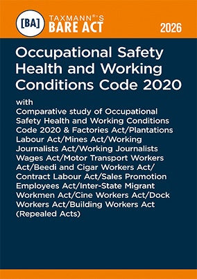 Labour Codes of India COMBO (Bare Acts with Comparative Study) Incorporating - Code on Wages, IR Code, Code on Social Security and OSHWC Code  (Set of 4 Books) By Taxmann