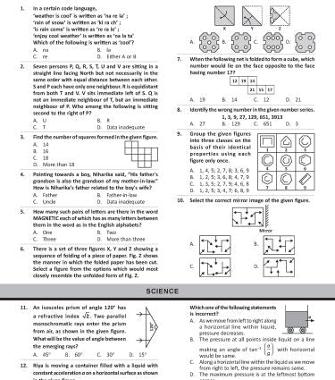 ISO Class-10 Olympiad Previous Years Papers (PYP) Science with Sample OMR Sheet - Book By MTG Learning