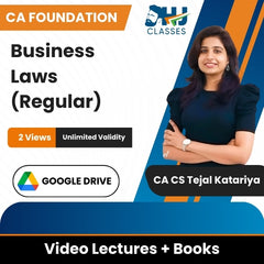 CA Foundation Business Laws (Regular) Video Lectures by CA CS Tejal Katariya (Google Drive, 2 Views, Unlimited Validity)