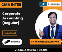 CMA Inter Corporate Accounting (Regular) Video Lectures by CA Abhimanyyu Agarrwal for June Attempt (Pendrive)