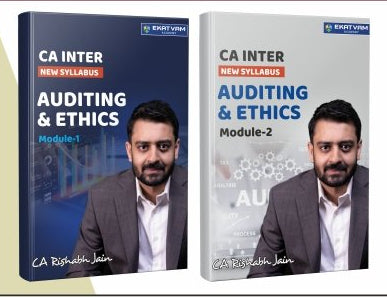 CA Inter Auditing & Ethics Regular Books by CA Rishabh Jain