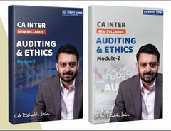 CA Inter Auditing & Ethics Regular Books by CA Rishabh Jain