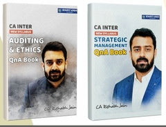 CA Inter (Audit + SM) Combo Questionnaire Book Set by CA Rishabh Jain