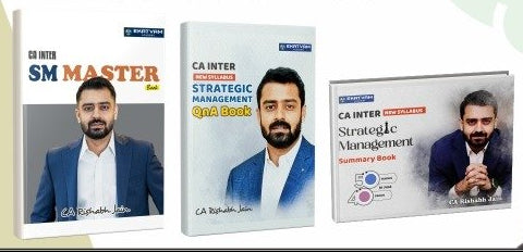 CA Inter Strategic Management Regular Books by CA Rishabh Jain