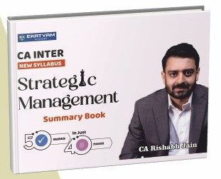 CA Inter Strategic Management Chart Book by CA Rishabh Jain