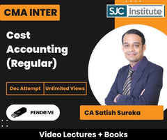 CMA Inter Cost Accounting (Regular) Video Lectures by CA Satish Jalan for Dec Attempt (Pendrive, Unlimited Views)