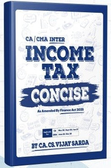 CA Inter Direct Tax Concise Book by CA Vijay Sarda