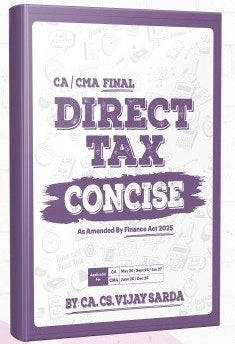 CA Final Direct Tax Concise Book by CA Vijay Sarda