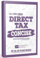CA Final Direct Tax Concise Book by CA Vijay Sarda