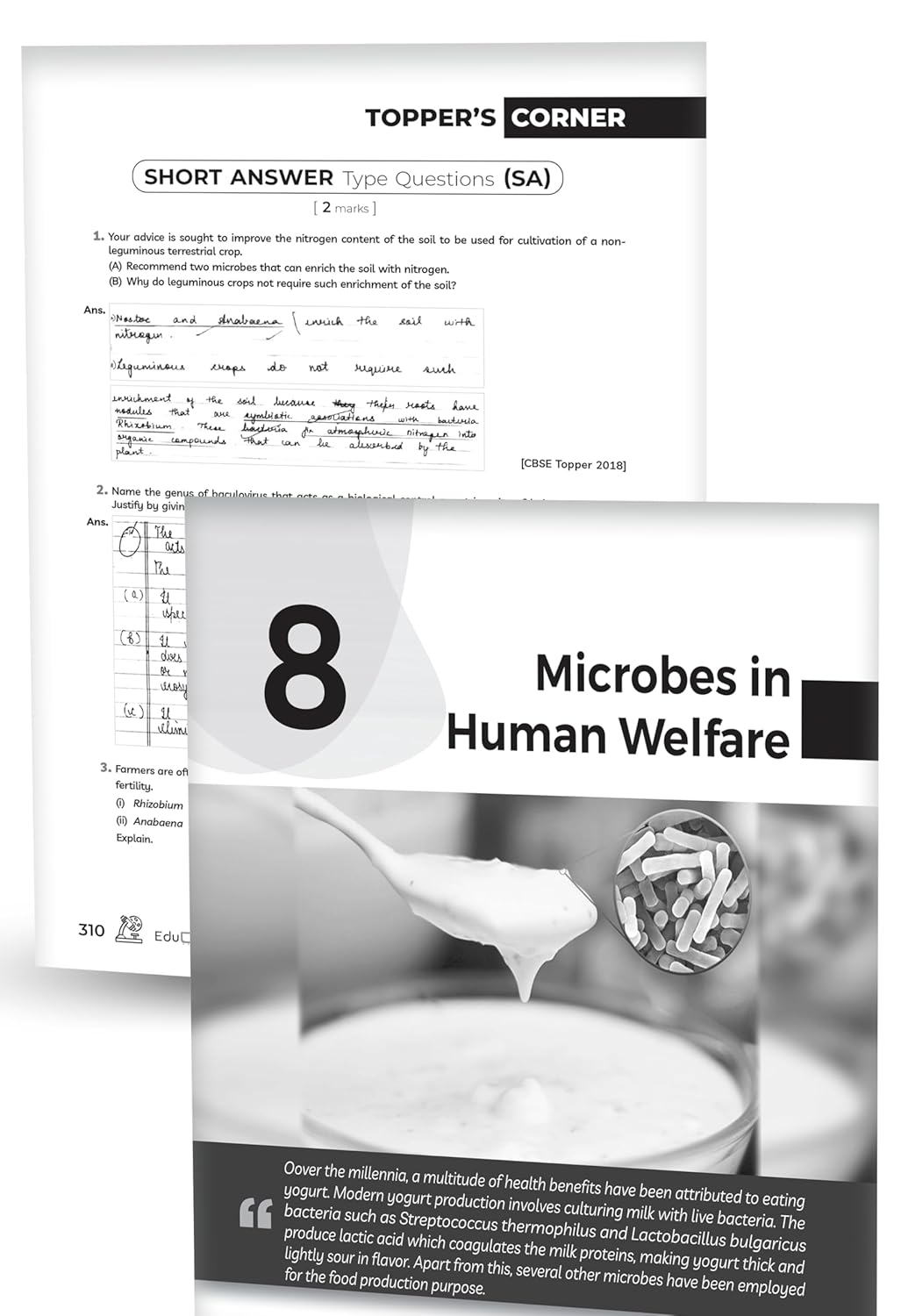Educart's CBSE Class 12 Biology Question Bank (Chapter-wise PYQs, MCQs, Case-Based Qs, Assertion Reason & Notes) Book