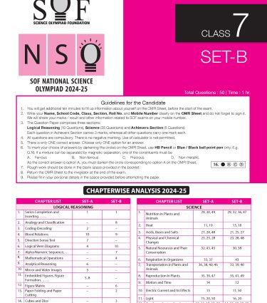 ISO Class-7 Olympiad Previous Years Papers (PYP) Science with Sample OMR Sheet - Book By MTG Learning