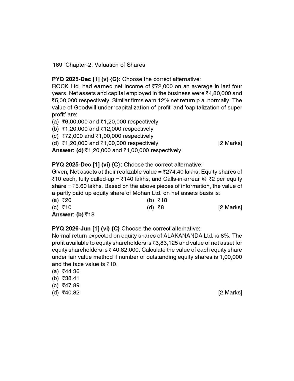 Shuchita Scanner Combo CMA Final Group 4 Paper (17 to 20A) Green Edition