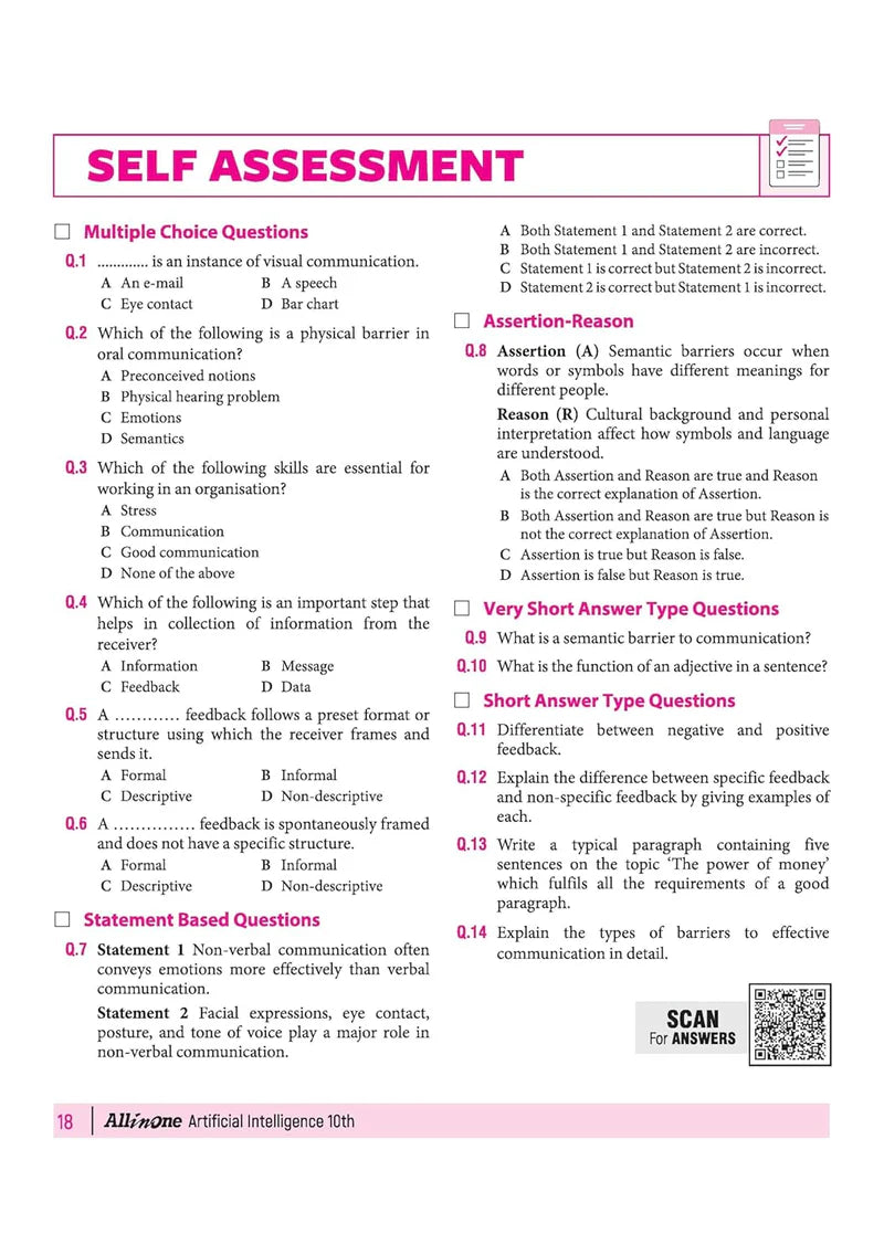 All in One Artificial Intelligence (Code - 417) Class 10 for CBSE Exam - Book By Arihant Publication