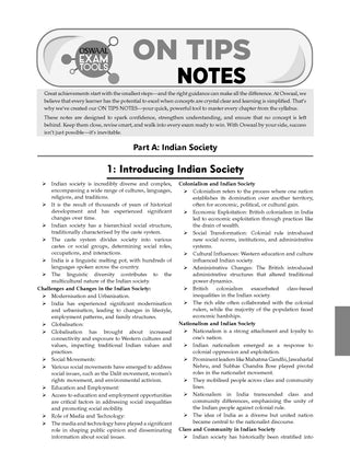 CBSE 15 Sample Question Papers Class 12 Sociology (for Board Exam) Book By Oswaal