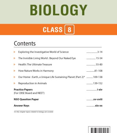 Foundation Course Class 8 - Physics, Chemistry, Mathematics and Biology (Set of 4 Books) By MTG Learning