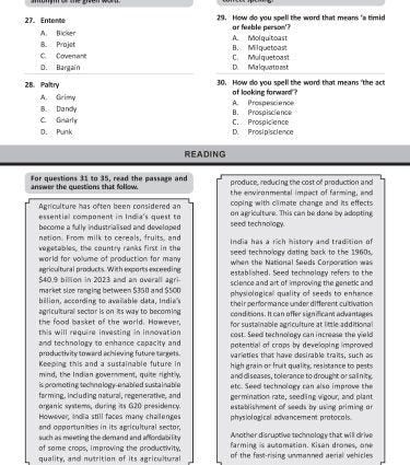 IEO Class-7 Olympiad Previous Years Papers (PYP) English with Sample OMR Sheet - Book By MTG Learning