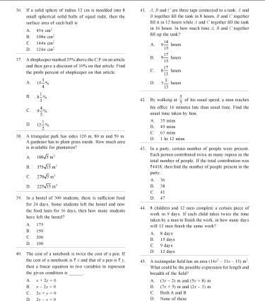 IMO Class-9 Olympiad Previous Years Papers (PYP) Mathematics with Sample OMR Sheet - Book By MTG Learning