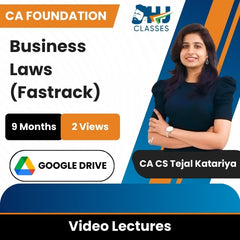 CA Foundation Business Laws (Fastrack) Video Lectures by CA CS Tejal Katariya (Google Drive, 2 Views, 9 Months)