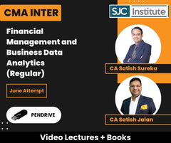 CMA Inter Financial Management and Business Data Analytics (Regular) Video Lectures by CA Satish Sureka, CA Satish Jalan for June Attempt (Pendrive)