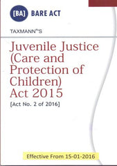 Juvenile Justice (Care and Protection of Children) Act 2015 by Taxmann