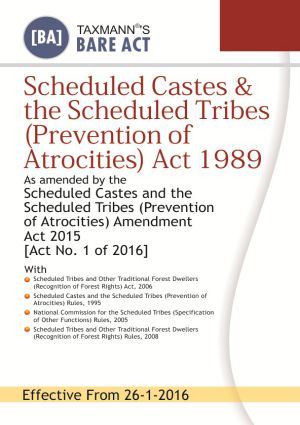 Scheduled Castes & the Scheduled Tribes (Prevention of Atrocities) Act 1989 by Taxmann