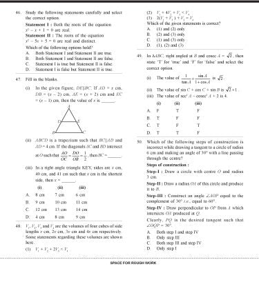 IMO Class-10 Olympiad Previous Years Papers (PYP) Mathematics with Sample OMR Sheet - Book By MTG Learning