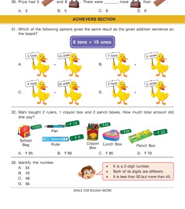 IMO Class-1 Olympiad Previous Years Papers (PYP -  Set A and B) Mathematics Book by MTG Learning