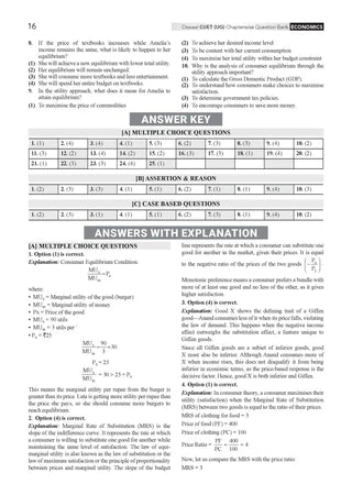 NTA CUET (UG) Question Bank - Economics Book By Oswaal Books