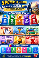 5 POWERFUL STRATEGIES TO CRACK JEE MAIN & ADVANCED 2027: A Practical Roadmap for Smart Preparation, Better Performance & Exam Success - Book By lernpulse