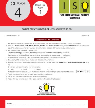 ISO Class-4 Olympiad Previous Years Papers (PYP - Set A and B) Science - Book by MTG Learning