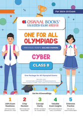 One For All Cyber Olympiad Previous Years' Solved Papers Class 8 by Oswaal Books