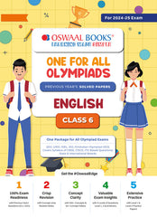 One For All English Olympiad Previous Years' Solved Papers Class 6 by Oswaal Books