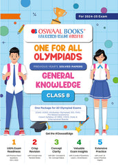 One For All General Knowledge Olympiad Previous Years' Solved Papers Class 8 by Oswaal Books