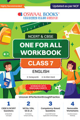 NCERT & CBSE One for all Workbook for Class 7 English by Oswaal Books