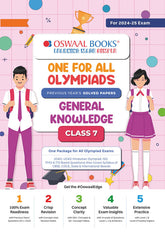 One For All General Knowledge Olympiad Previous Years' Solved Papers Class 7 by Oswaal Books