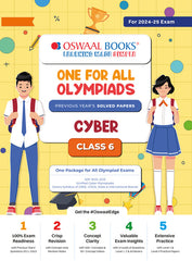 One For All Cyber Olympiad Previous Years' Solved Papers Class 6 by Oswaal Books