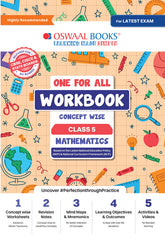 One For All Mathematics Workbook Concept Wise for Class 5 by Oswaal Books