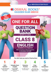 One For All Question Bank NCERT & CBSE for Class 8 English by Oswaal Books