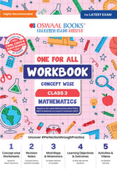 One For All Mathematics Workbook Concept Wise for Class 3 by Oswaal Books