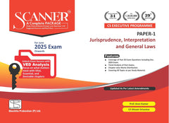 Shuchita Scanner CS Executive Paper-1 Jurisprudence, Interpretation and General Laws Green Edition