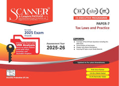 Shuchita Scanner CS Executive Paper-7 Tax Laws and Practice Green Edition