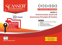 Shuchita Scanner CS Professional Paper-1 Environmental, Social and Governance Principle and Practice Green Edition