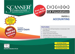 Scanner CA Foundation (2023 Syllabus) Paper-1 Accounting Green Edition